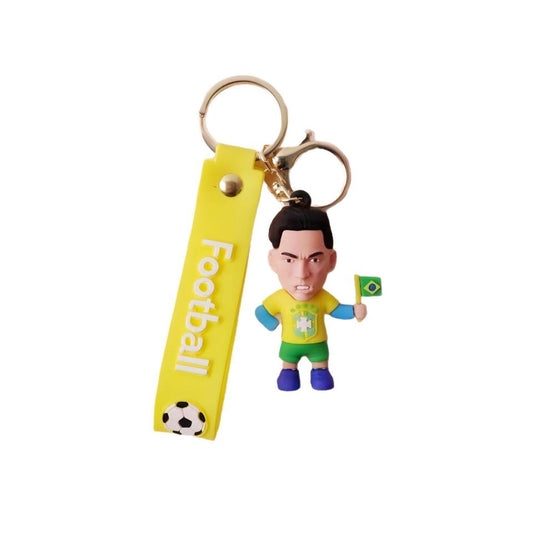 Ronaldo Star Player Soccer Keychain For Doll Pendant Fan Car & Backpack Ornament-football Text Soccer Ball Pattern Gift - Buy Product on Alibaba.com