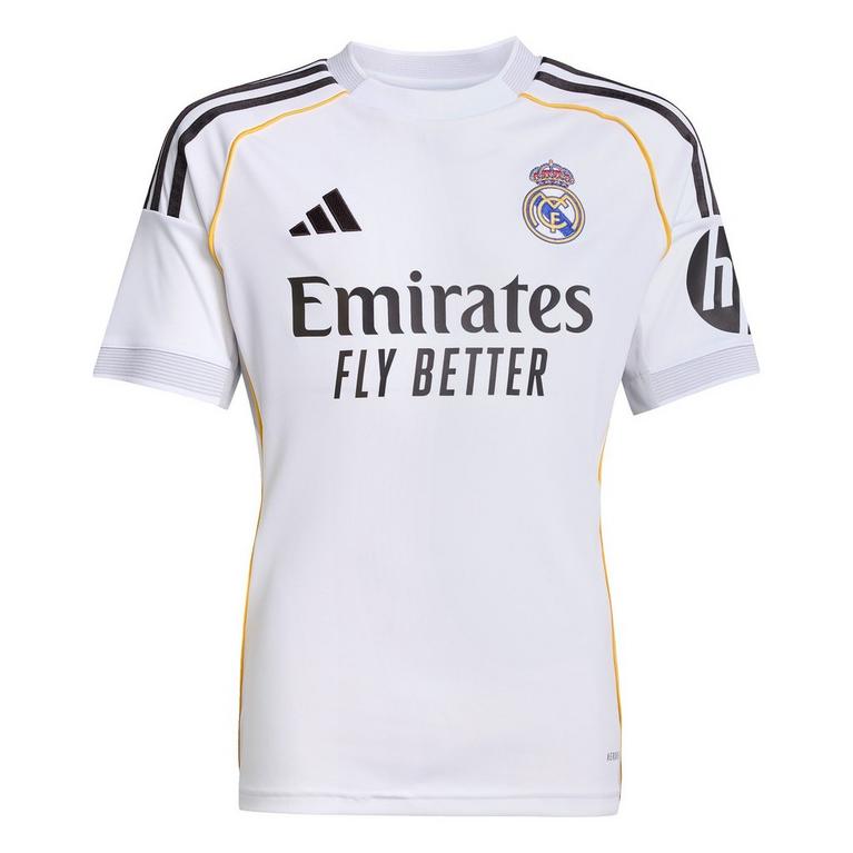 Adidas Kids' Real Madrid Home Football Shirt