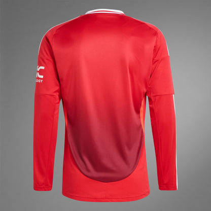 ADIDAS MANCHESTER UNITED 24/25 HOME LONG SLEEVE JERSEY